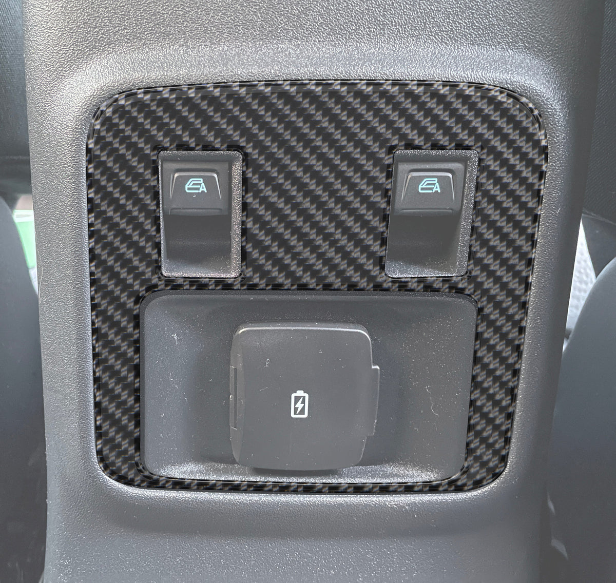 Rear Center Console Accent Overlays Fits 2021-2027 Ford Bronco