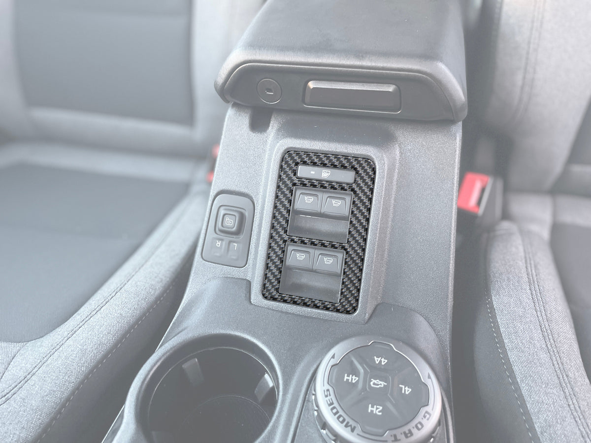 Window Control Switch Accent Overlay Fits 2021-2027 Ford Bronco