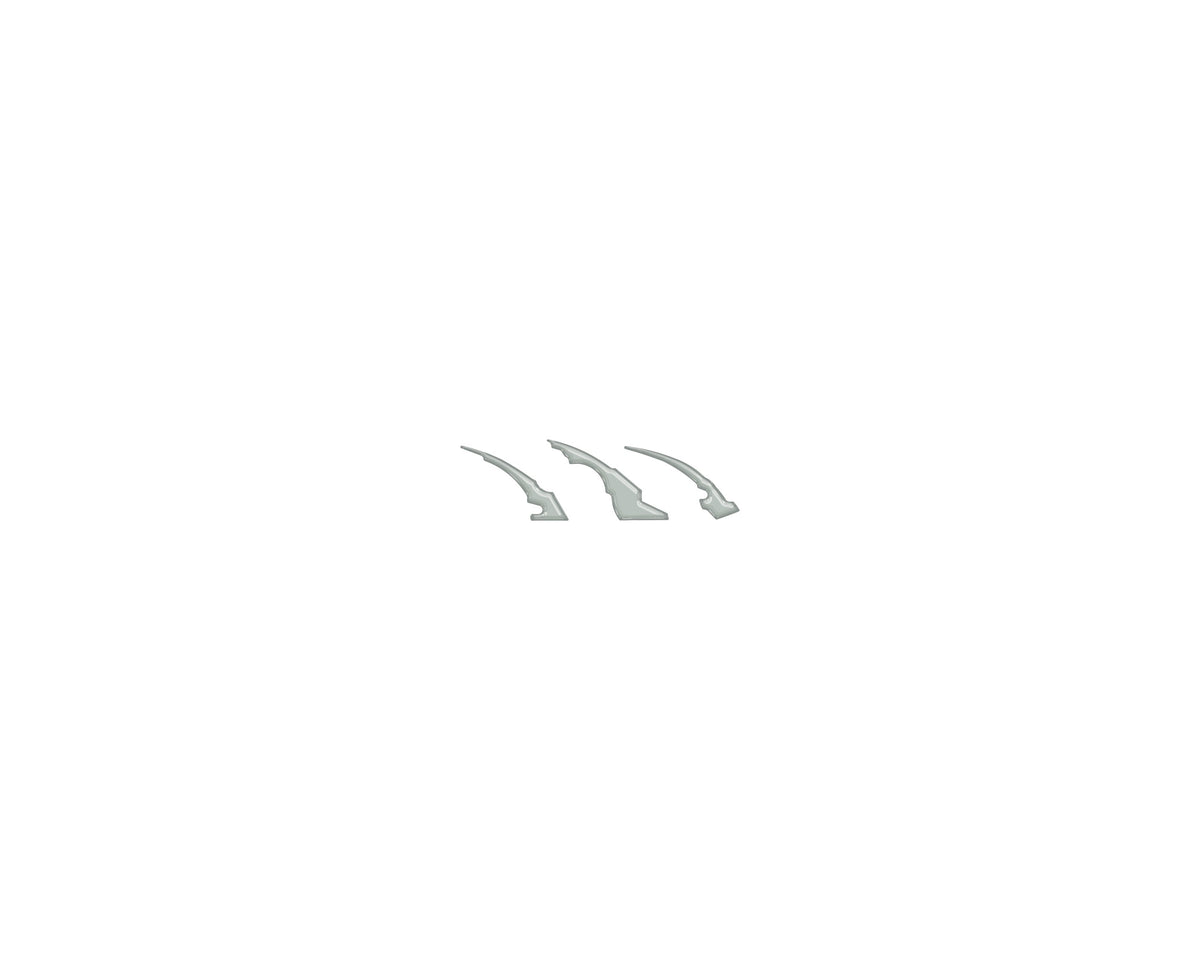 Raptor Emblem Claw Mark Inserts Fits 2022-2027 Ford Bronco Raptor