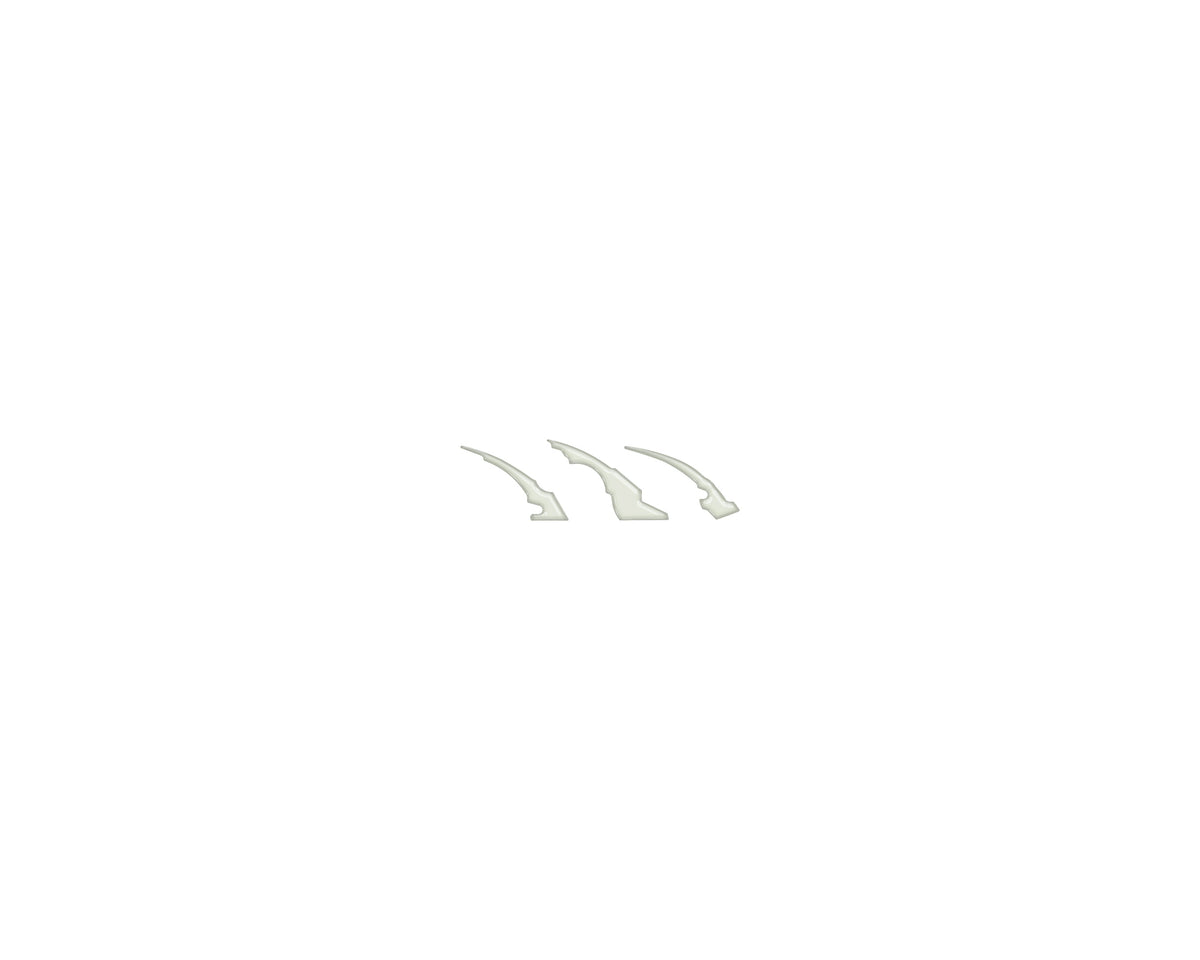 Raptor Emblem Claw Mark Inserts Fits 2022-2027 Ford Bronco Raptor