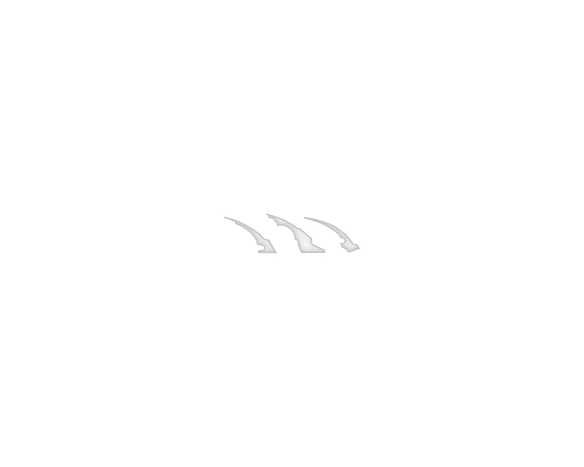 Raptor Emblem Claw Mark Inserts Fits 2022-2027 Ford Bronco Raptor