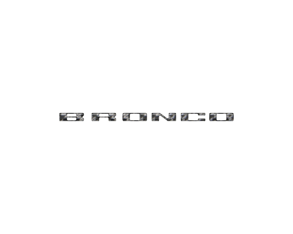 Passenger Dash Letter Inserts Fits 2025-2027 Ford Bronco Sport