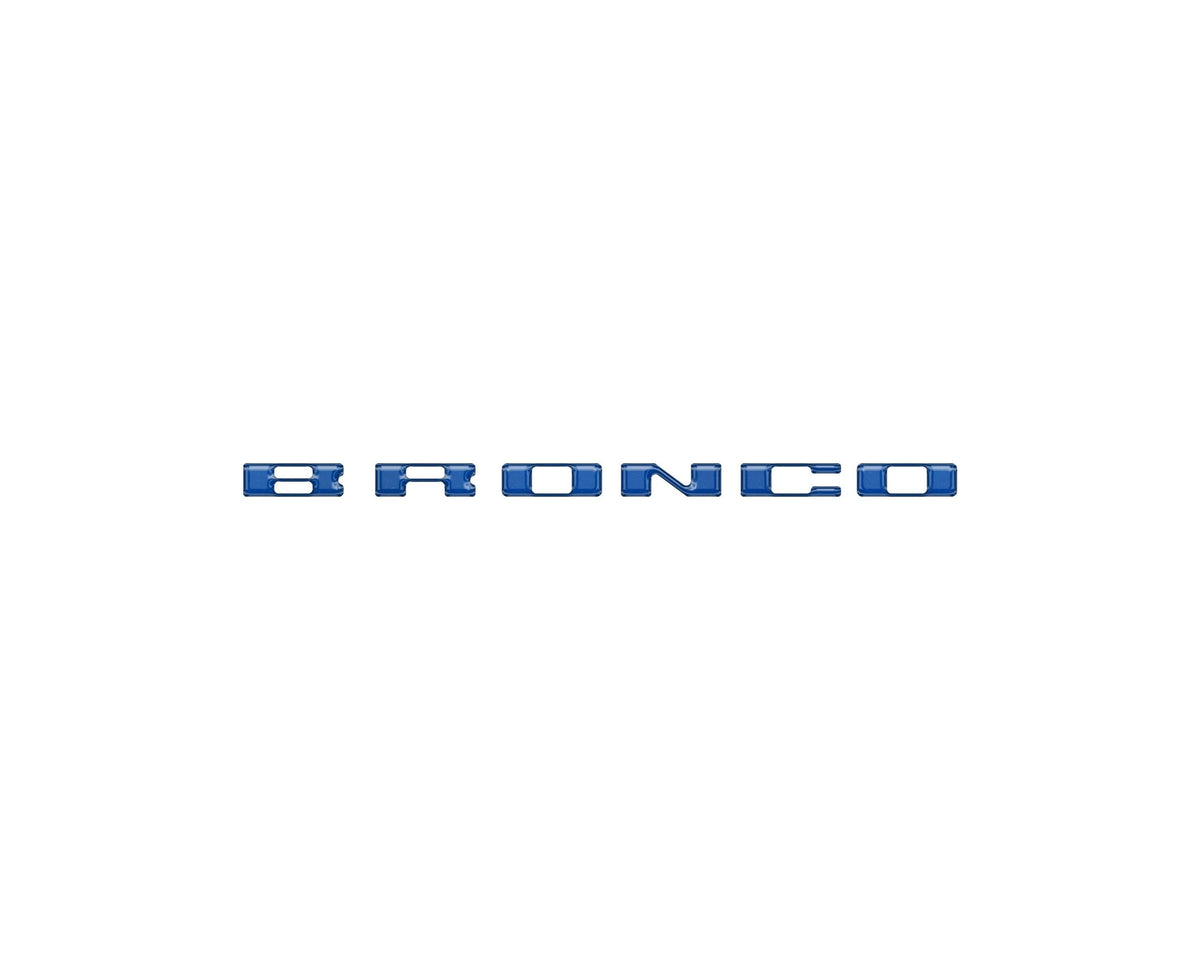 Passenger Dash Letter Inserts Fits 2025-2027 Ford Bronco Sport