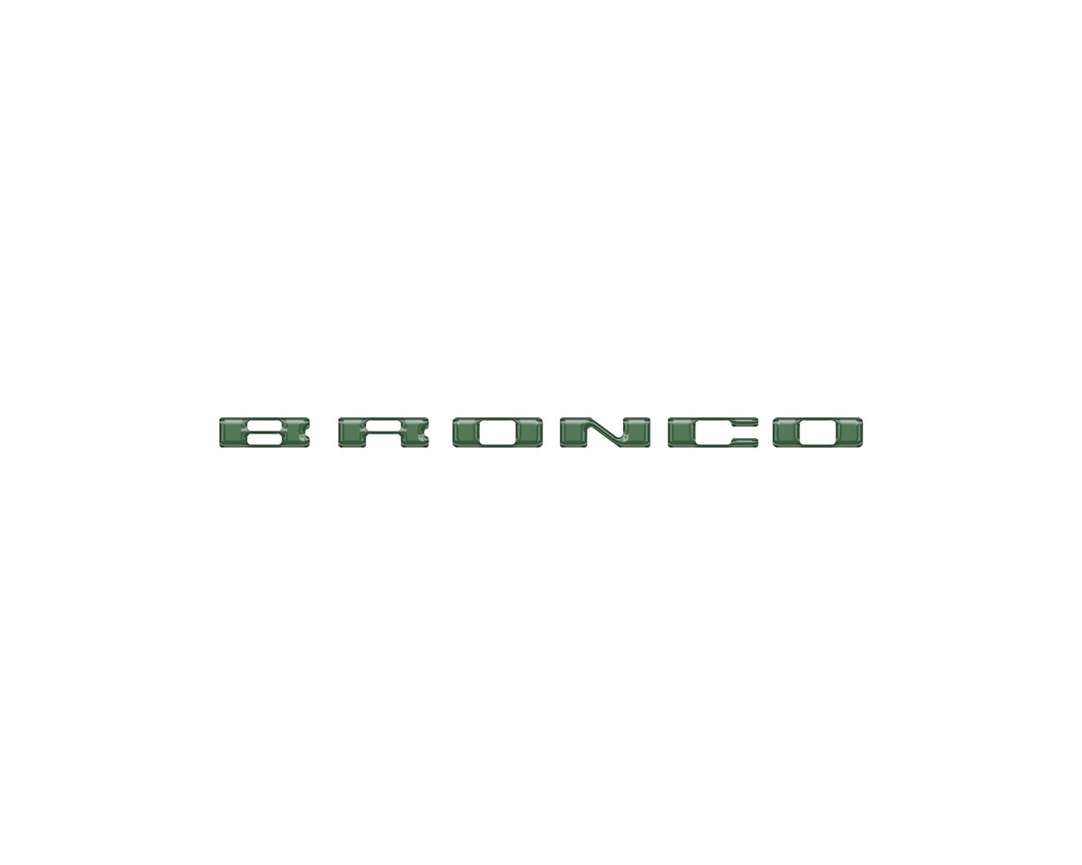 Passenger Dash Letter Inserts Fits 2025-2027 Ford Bronco Sport