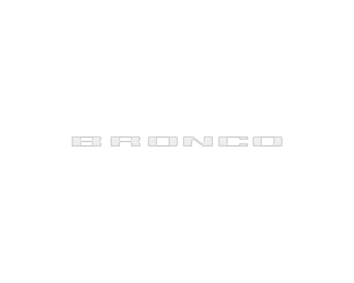 Passenger Dash Letter Inserts Fits 2025-2027 Ford Bronco Sport