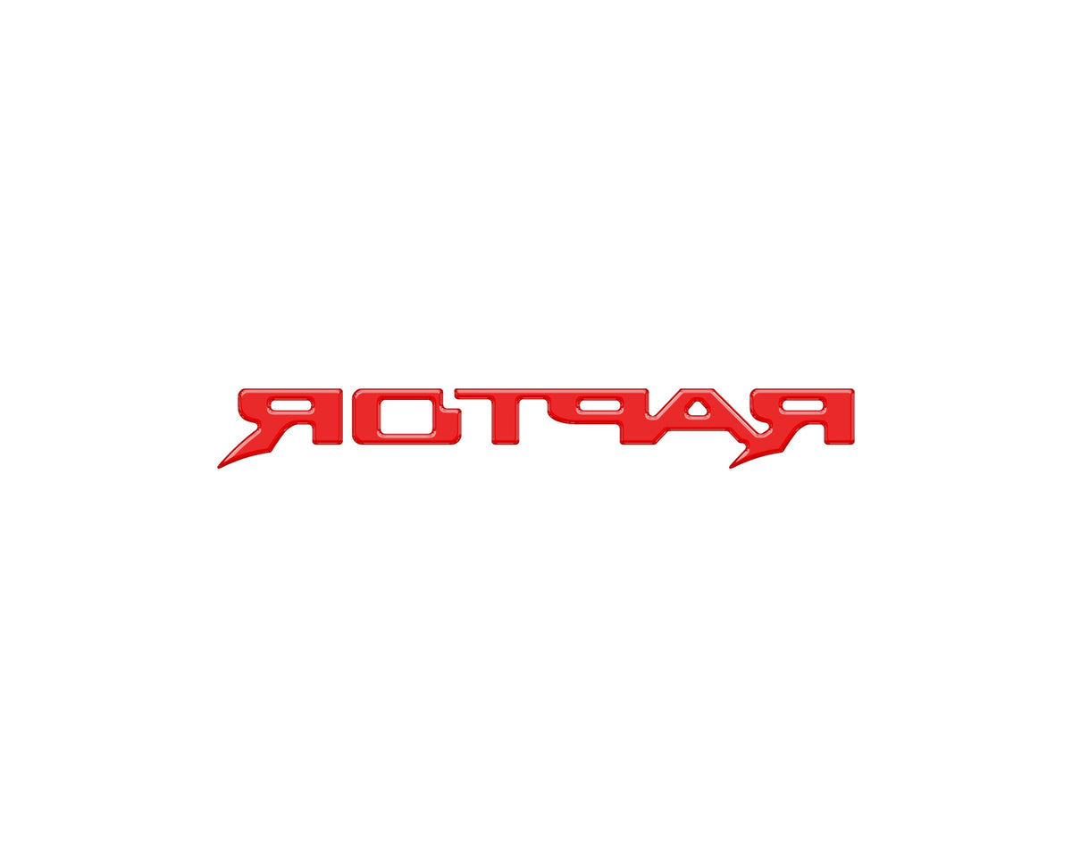 Raptor Third Brake Light Letter Inserts Fits 2022-2027 Ford Bronco Raptor