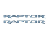 Raptor Running Board Letter Overlays Fits 2022-2027 Ford Bronco Raptor