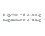 Raptor Running Board Letter Overlays Fits 2022-2027 Ford Bronco Raptor