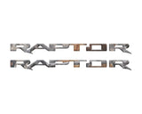 Raptor Running Board Letter Overlays Fits 2022-2027 Ford Bronco Raptor