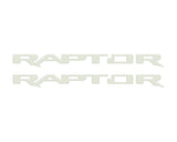 Raptor Running Board Letter Overlays Fits 2022-2027 Ford Bronco Raptor