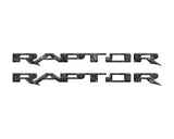 Raptor Running Board Letter Overlays Fits 2022-2027 Ford Bronco Raptor