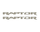 Raptor Running Board Letter Overlays Fits 2022-2027 Ford Bronco Raptor