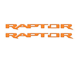 Raptor Running Board Letter Overlays Fits 2022-2027 Ford Bronco Raptor