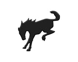 Bucking Bronco Trunk Emblem Inserts Fits 2022-2027 Ford Bronco