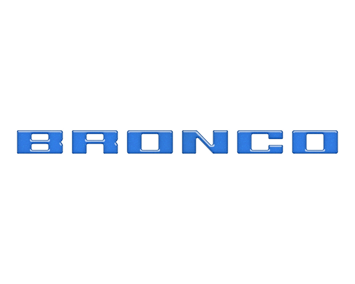 Slideout Tailgate Letter Inserts Fits 2021-2027 Ford Bronco