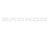 Slideout Tailgate Letter Inserts Fits 2021-2027 Ford Bronco