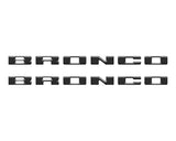 Rear Mudflap Letter Inserts Fits 2021-2027 Ford Bronco Sport