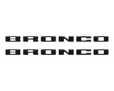 Rear Mudflap Letter Inserts Fits 2021-2027 Ford Bronco Sport