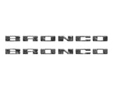 Rear Mudflap Letter Inserts Fits 2021-2027 Ford Bronco Sport