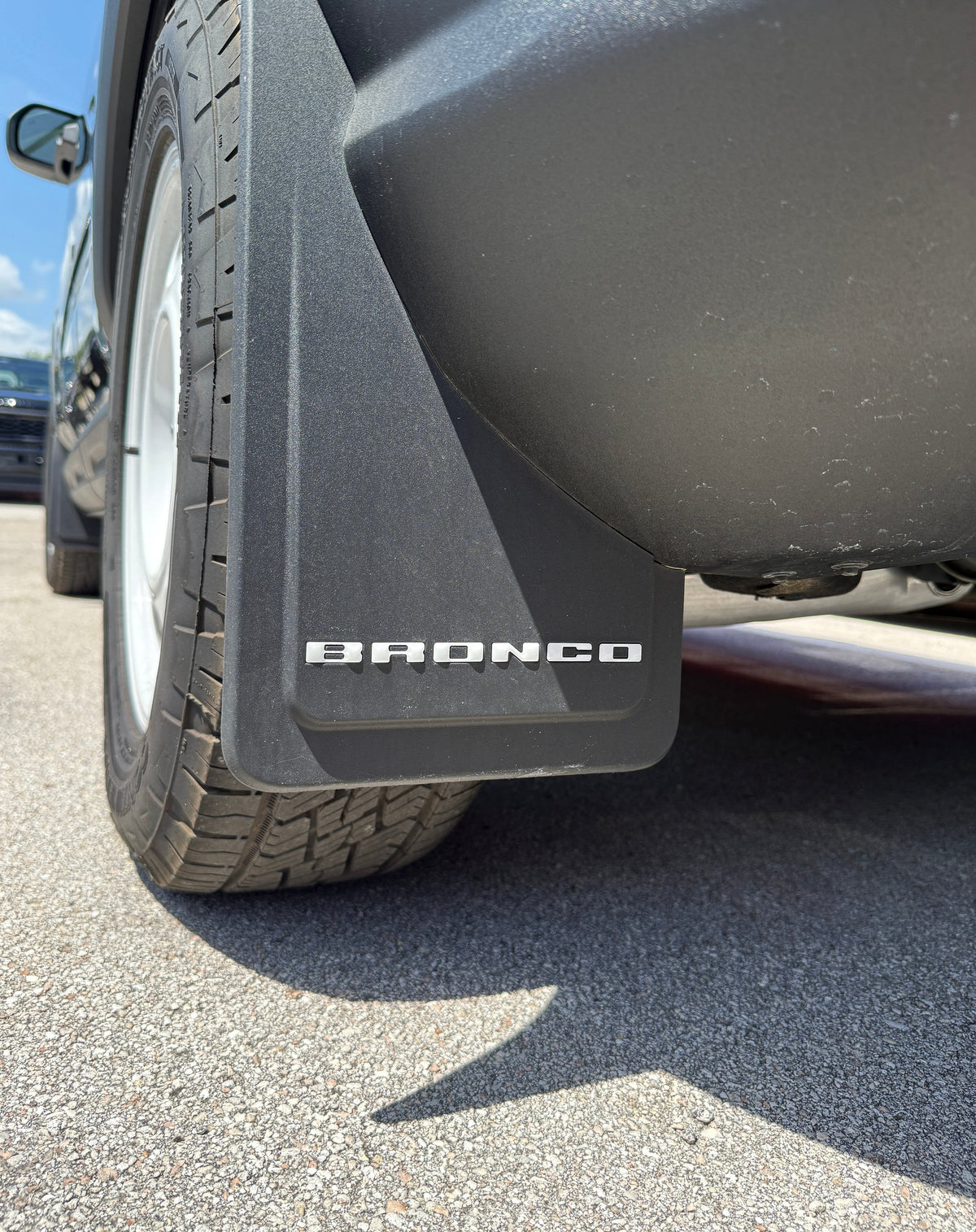 Rear Mudflap Letter Inserts Fits 2021-2027 Ford Bronco Sport