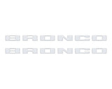 Rear Mudflap Letter Inserts Fits 2021-2027 Ford Bronco Sport