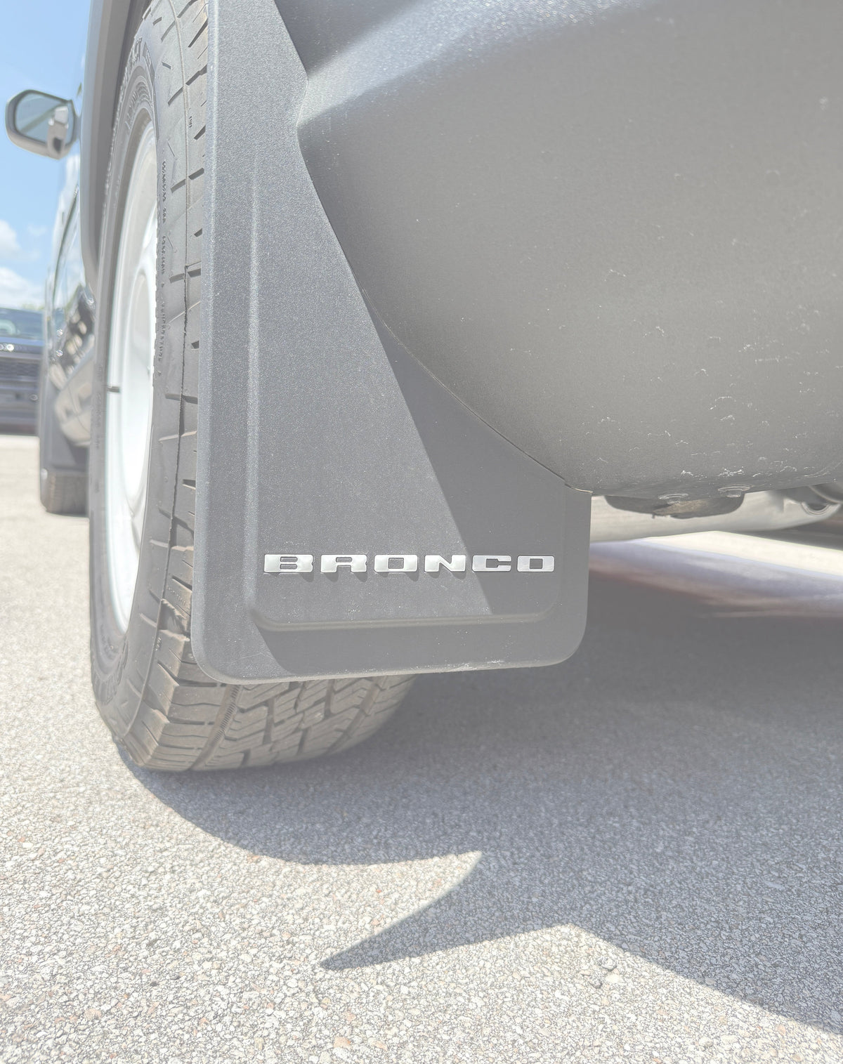 Rear Mudflap Letter Inserts Fits 2021-2027 Ford Bronco Sport