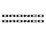 Rear Mudflap Letter Inserts Fits 2021-2027 Ford Bronco Sport