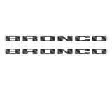 Rear Mudflap Letter Inserts Fits 2021-2027 Ford Bronco Sport