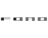 Bronco Heritage Grille Letter Overlays Fits 2023-2027 Ford Bronco
