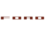 Bronco Heritage Grille Letter Overlays Fits 2023-2027 Ford Bronco