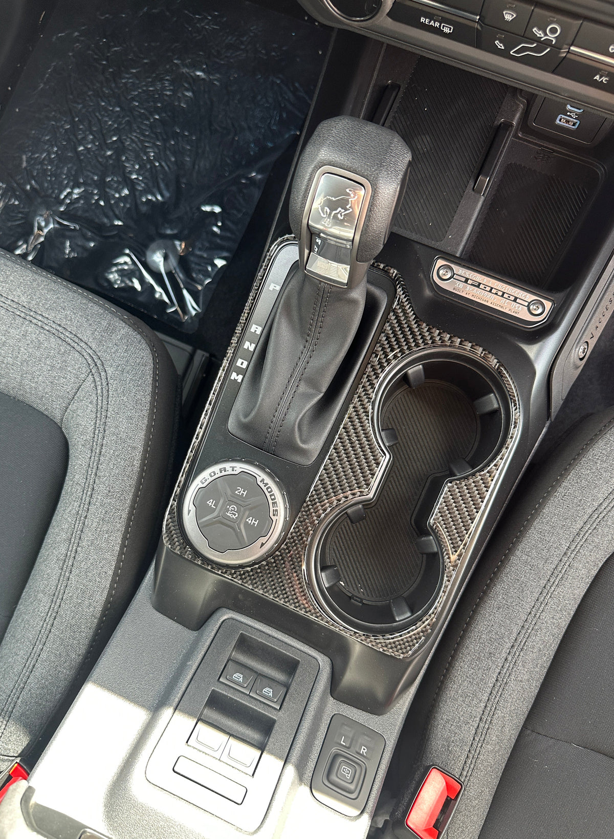 Center Console Accent Trim Fits 2025-2027 Ford Bronco