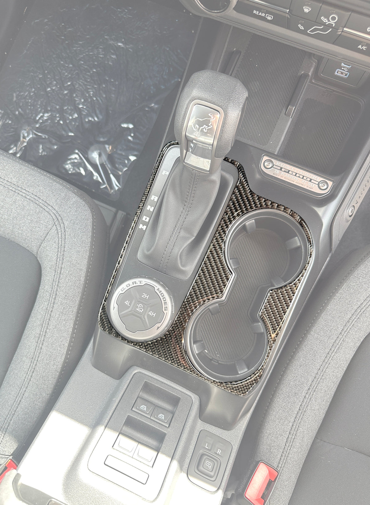 Center Console Accent Trim Fits 2025-2027 Ford Bronco