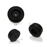 Universal 2.5" Diameter Rubber Bumpers Trailer Ramp Door Truck