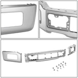 2018-2020 Ford F-150 Front Bumper Cover w/ Fog Lamps - Stamped Steel