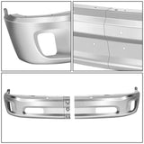 2013-2018 RAM 1500 Chrome Front Bumper Cover with Fog Light Holes