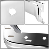 09-14 Ford F-150 Fleetside Rear Bumper Cover w/ Sensor Holes Chrome