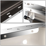 09-14 Ford F-150 Fleetside Rear Bumper Cover w/ Sensor Holes Chrome