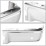 2009-2014 Ford F-150 Rear Bumper Cover - Chrome with Sensor Holes