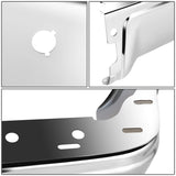 2009-2014 Ford F-150 Rear Bumper Cover - Chrome with Sensor Holes