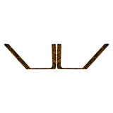 Topo Front Door Net Trim Overlay Kit (Printed Series) - 2021+ Bronco