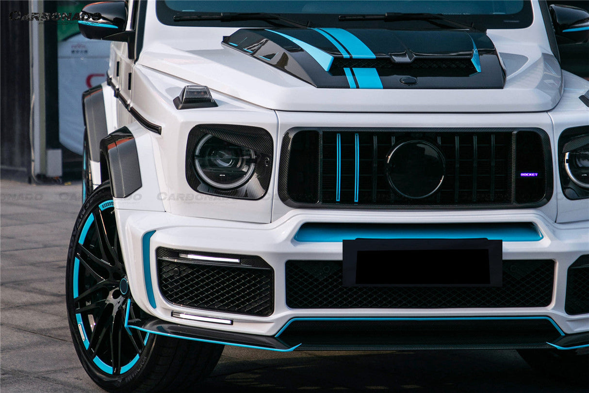 2018-2024 Mercedes Benz G63 AMG G550 W464 G-Wagon BR-G900 Style Dry Carbon Full Body Kit