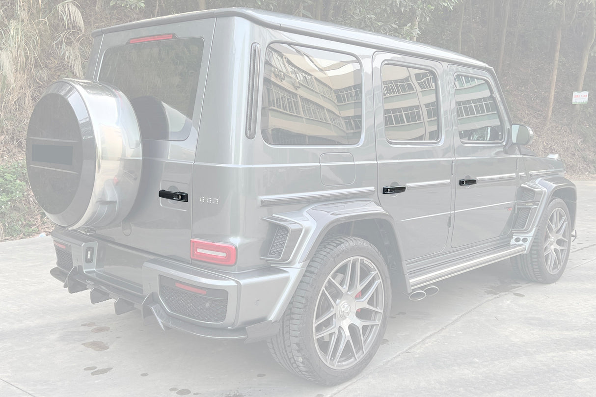2018-2024 Mercedes Benz G500 G63 AMG W464 G-Wagon BR G900 Style Dry Carbon Door Handle Cover