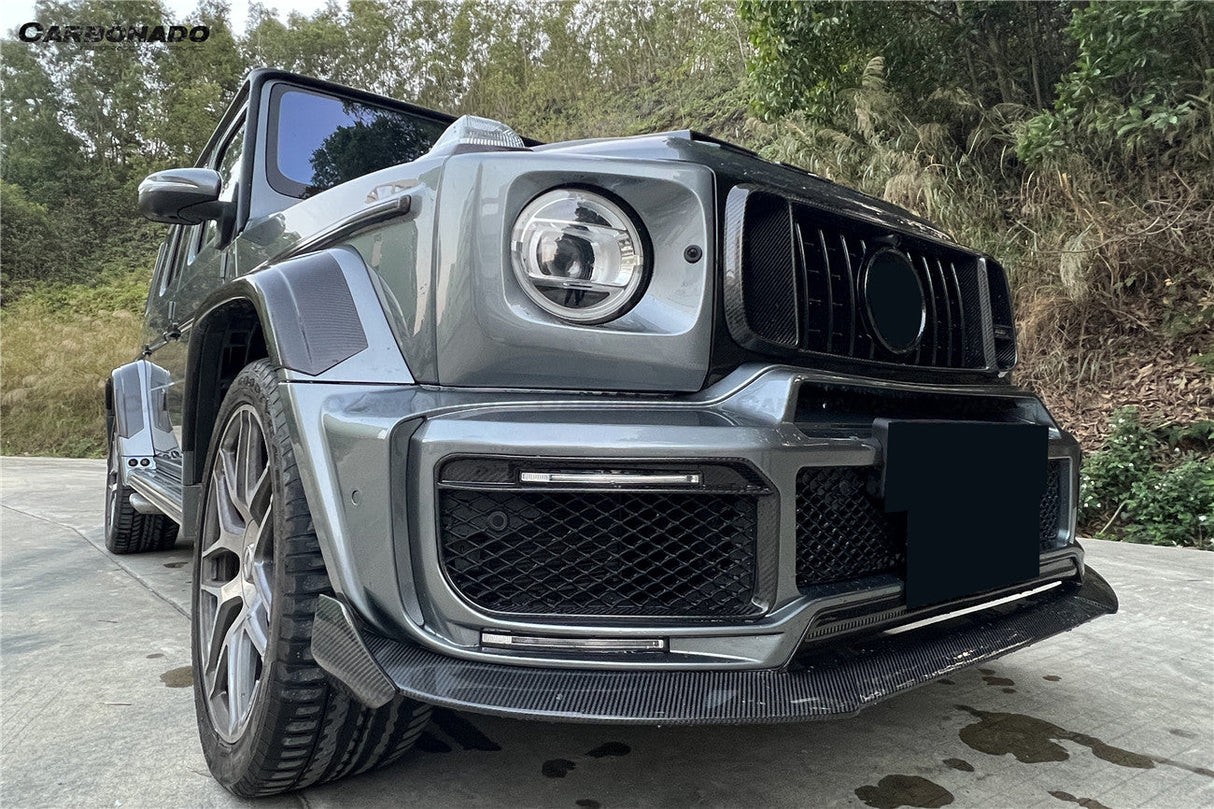 2018-2024 Mercedes Benz G63 AMG W464 G-Wagon BR-G900 Style Dry Carbon Front Lip
