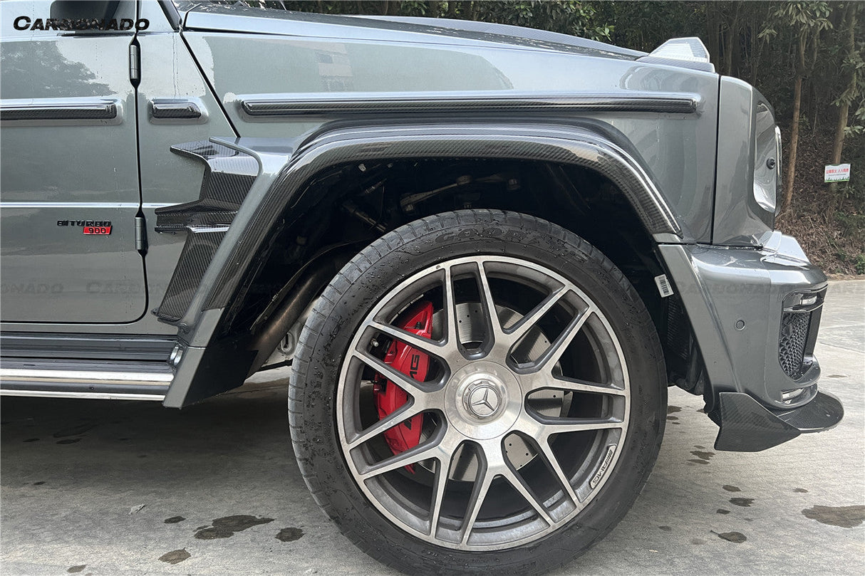 2018-2024 Mercedes Benz G500 G63 AMG W464 G-Wagon BR-G900 Style Dry Carbon Body Line Trims