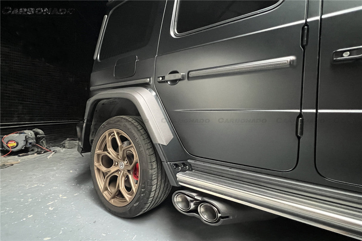 2018-2024 Mercedes Benz G500 G63 AMG W464 G-Wagon BR-G900 Style Dry Carbon Body Line Trims
