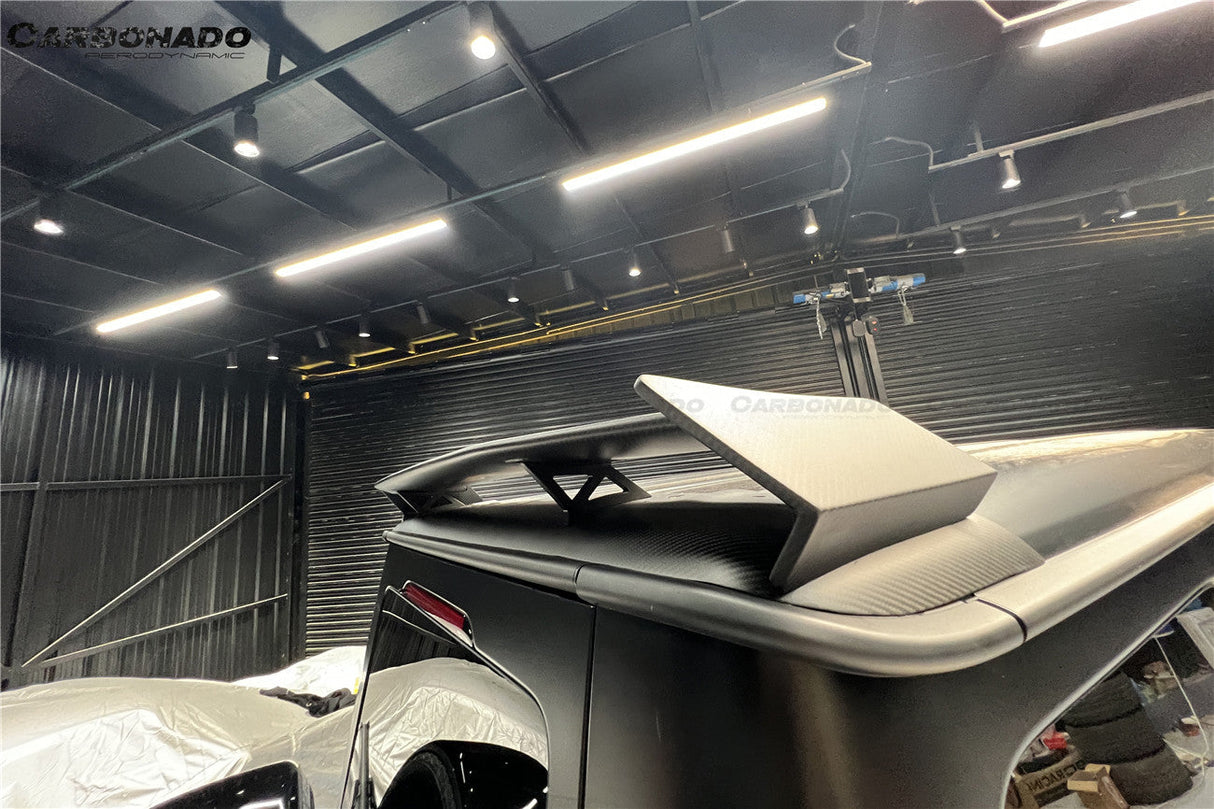 2018-2024 Mercedes Benz G500 G63 AMG W464 G-Wagon BR-G900 Style Dry Carbon Fiber Rear Roof Spoiler