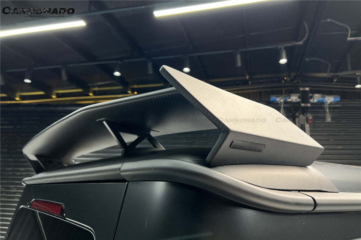 2018-2024 Mercedes Benz G500 G63 AMG W464 G-Wagon BR-G900 Style Dry Carbon Fiber Rear Roof Spoiler