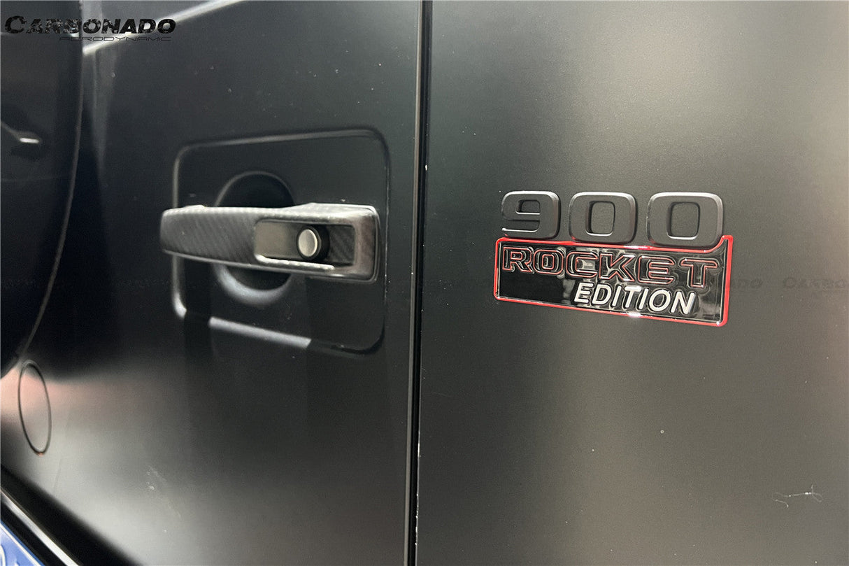 2018-2024 Mercedes Benz G500 G63 AMG W464 G-Wagon BR G900 Style Dry Carbon Door Handle Cover