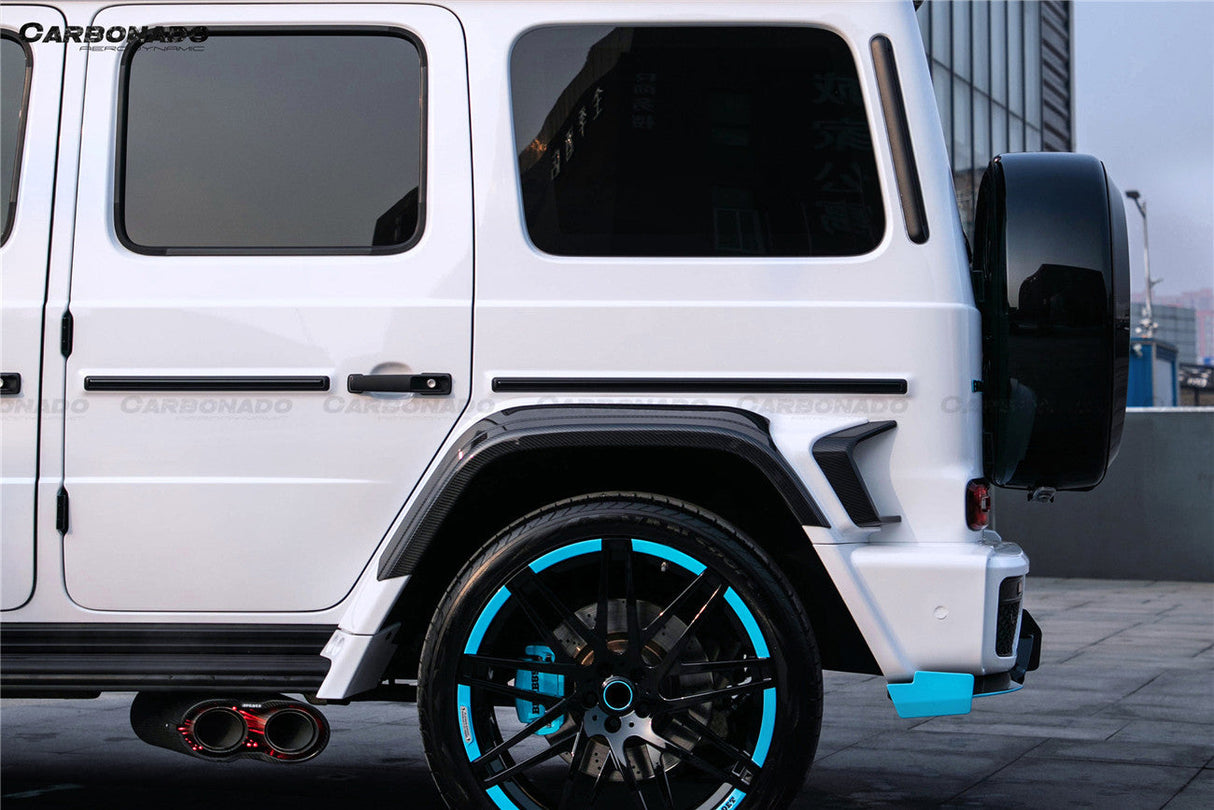2018-2024 Mercedes Benz G500 G63 AMG W464 G-Wagon BR G900 Style Dry Carbon Door Handle Cover