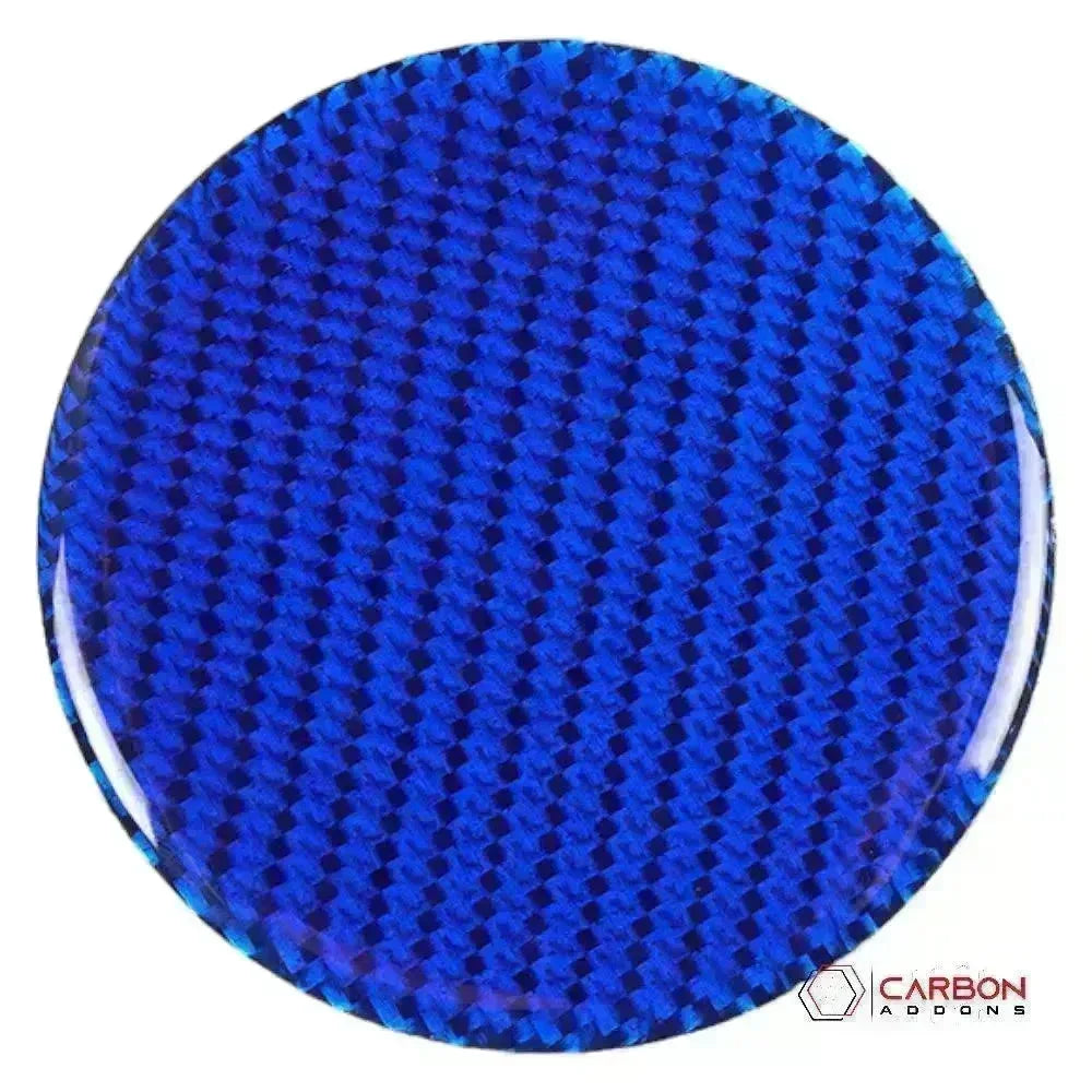 2024+ S650 Mustang Exterior Real Carbon Fiber Gas Cap Overlays